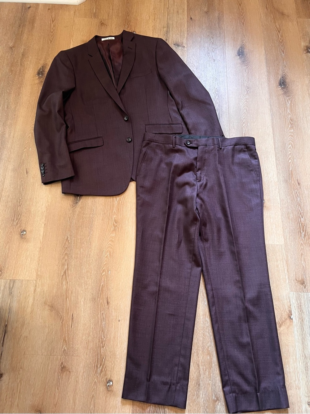 Needle & Stitch Men's Purple Suit Size 38R